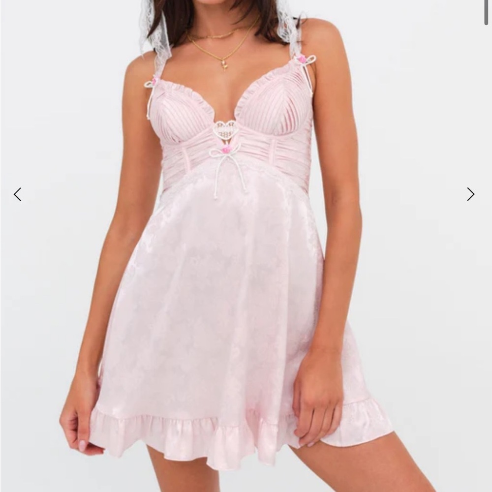 For Love & Lemons Ailani Slip Dress